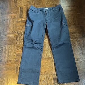 Natural Reflections Black Cargo Pants